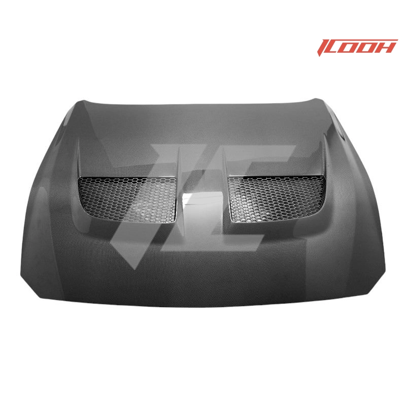 适用于福特野马的碳纤维引擎盖 - ICOOH 适用于福特野马的碳纤维引擎盖 - ICOOH