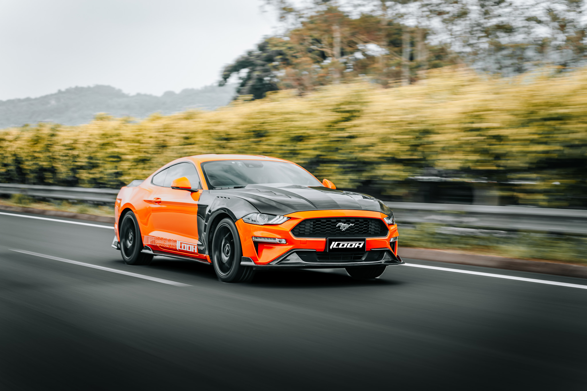 AC004 Carbon Fiber Hood Display - ICOOH