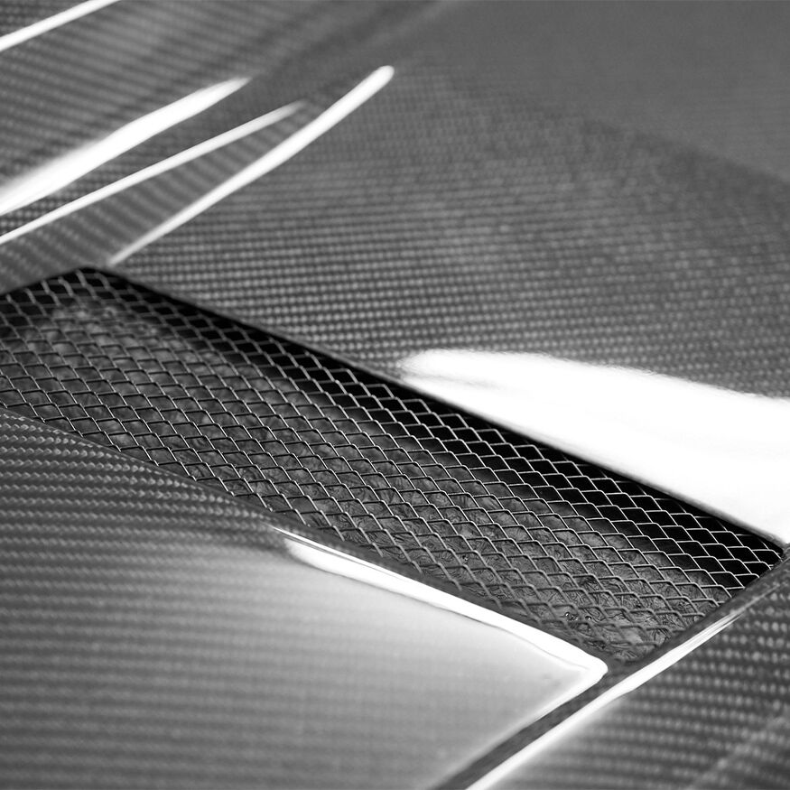 AC004 Mustang Carbon Fiber Hood - ICOOH