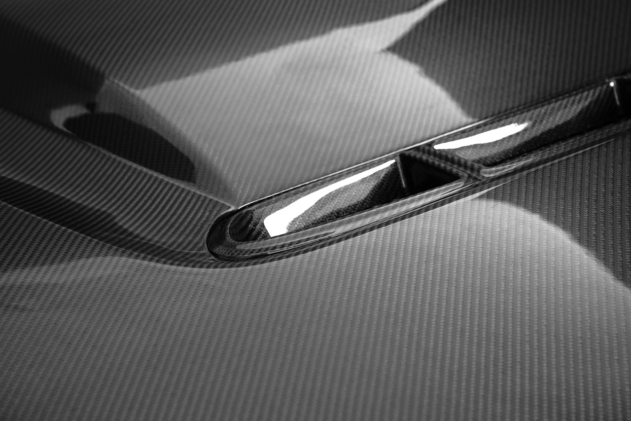 Dettagli del cofano in fibra di carbonio BMW - ICOOH