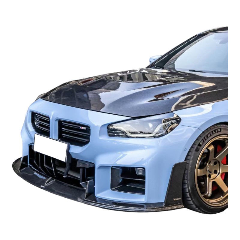 Dettagli del cofano in fibra di carbonio della BMW M2 G87 - ICOOH