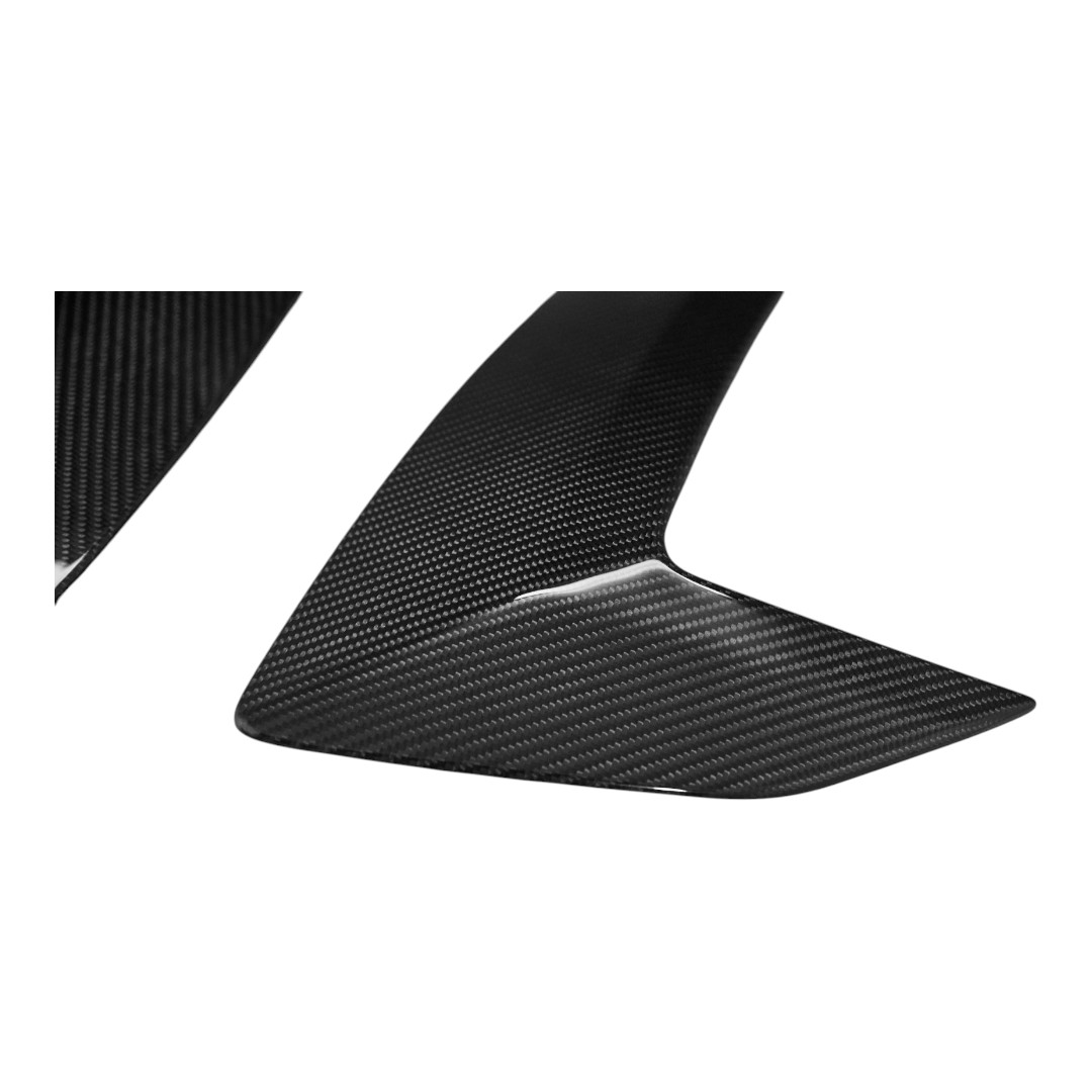 Carbon fiber side vent door handle cover