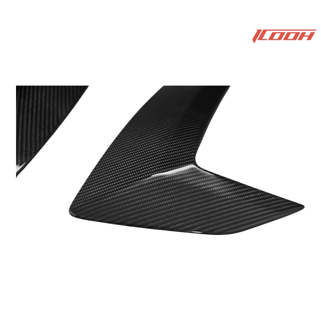 Carbon fiber side vent door handle cover - ICOOH Carbon fiber side vent door handle cover - ICOOH