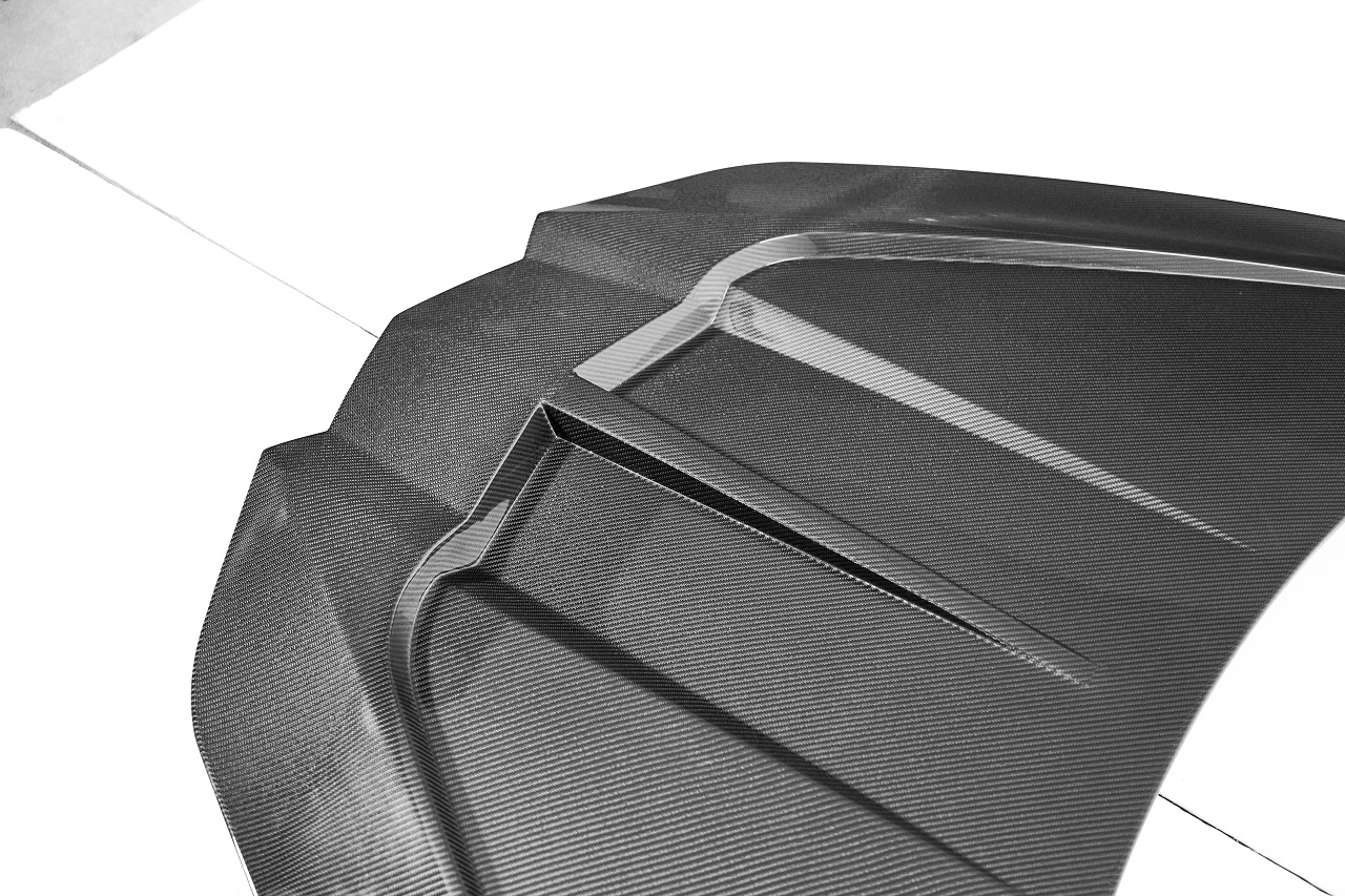 Dettagli del cofano della Chevrolet C8 - ICOOH