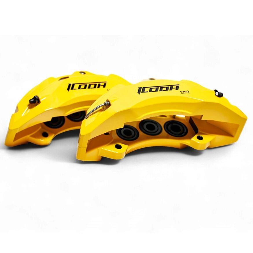 Detailed-View-of-DM6-Yellow-Brake-Calipers - ICOOH Detailed View of DM6 Yellow Brake Calipers - ICOOH
