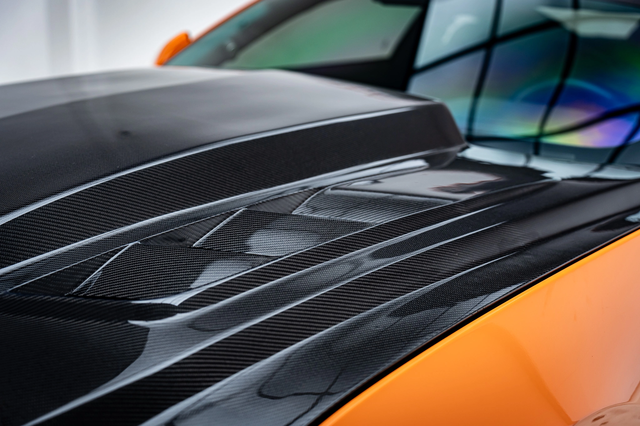 Details-of-the-Mustang-003-carbon-fiber-hood-1 - ICOOH Details of the Mustang 003 carbon fiber hood 1 - ICOOH
