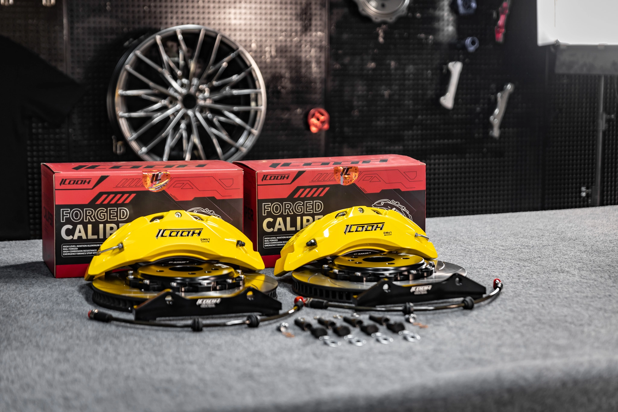 DM61-yellow-brake-kits - ICOOH DM61 yellow brake kits - ICOOH