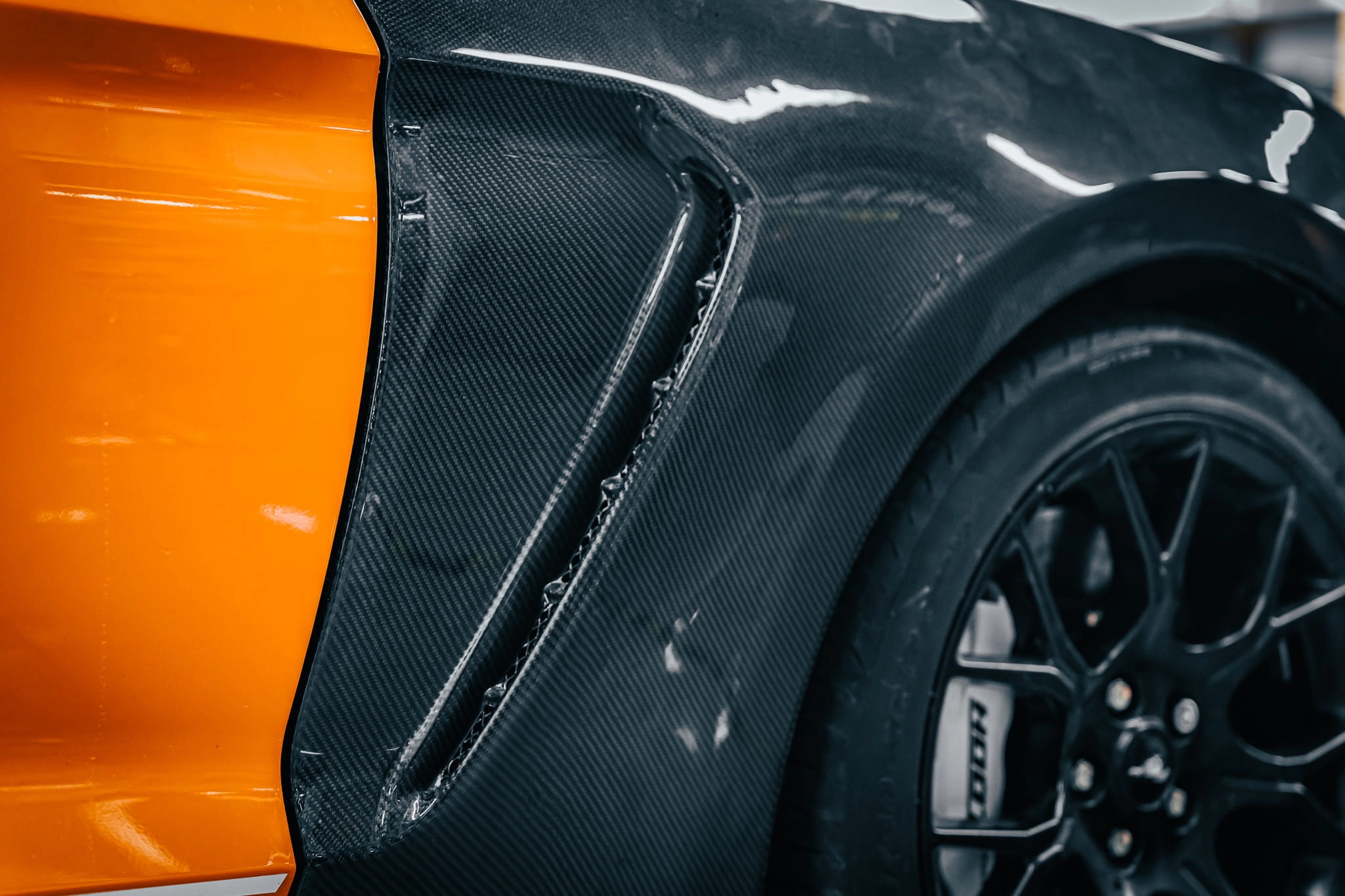 Ford-Mustang-carbon-fiber-fender-vents - ICOOH Ford Mustang carbon fiber fender vents - ICOOH