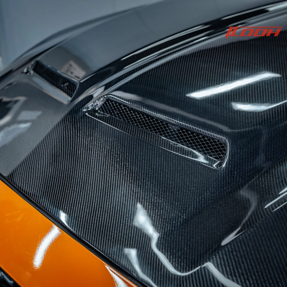 Ford Mustang carbon fiber hood - ICOOH