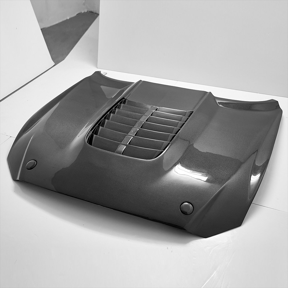 GT500 001 Ford Mustang Carbon Fiber Hood - ICOOH
