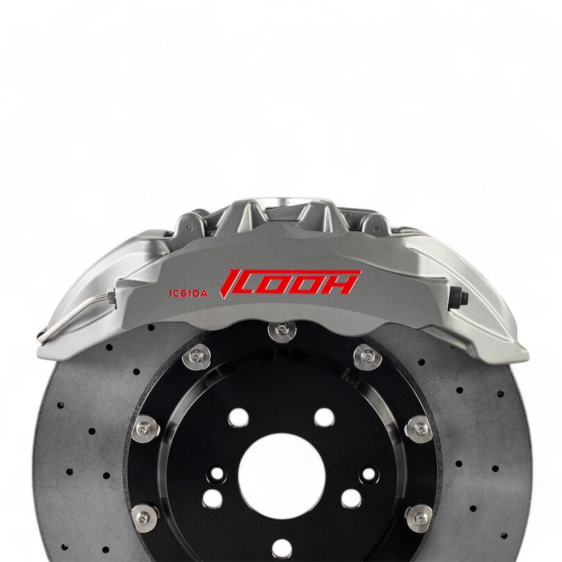 Pinza freno in alluminio forgiato grigio roccia ICOOH IC6 - ICOOH