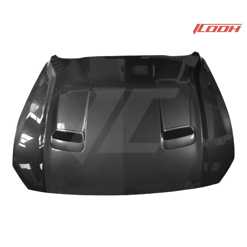 Mustang 002 carbon fiber hood main picture - ICOOH