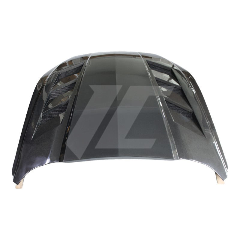 Mustang 004 black carbon fiber hood Mustang 004 black carbon fiber hood