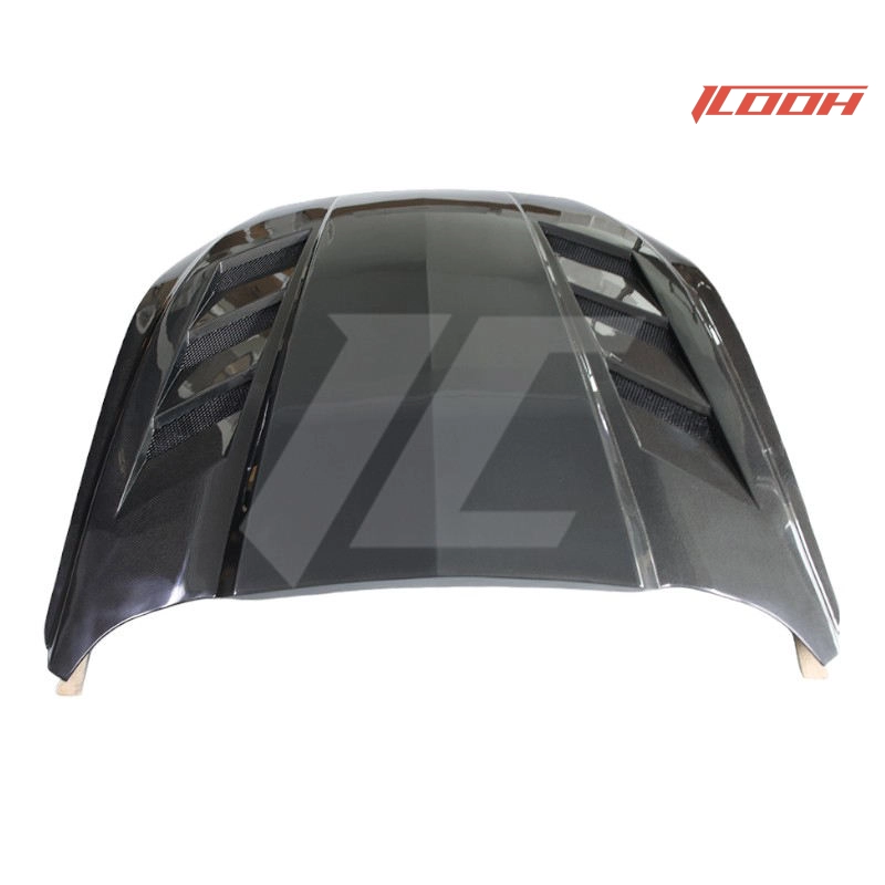 Mustang 004 cofano in fibra di carbonio nero - ICOOH Mustang 004 cofano in fibra di carbonio nero - ICOOH