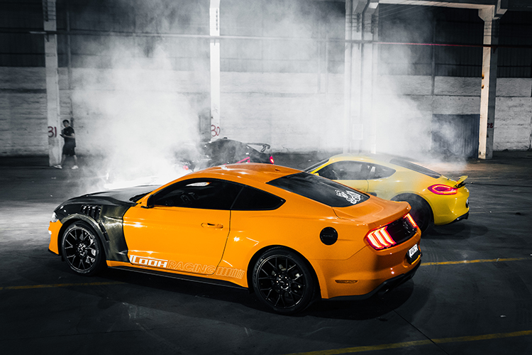 Mustang 2015-2017 carbon fiber hood - ICOOH