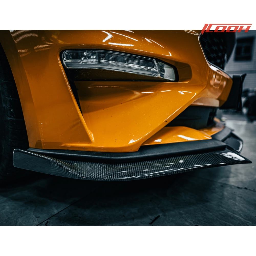 Mustang 2018-2023 Labbro anteriore in fibra di carbonio - ICOOH Mustang 2018-2023 Labbro anteriore in fibra di carbonio - ICOOH