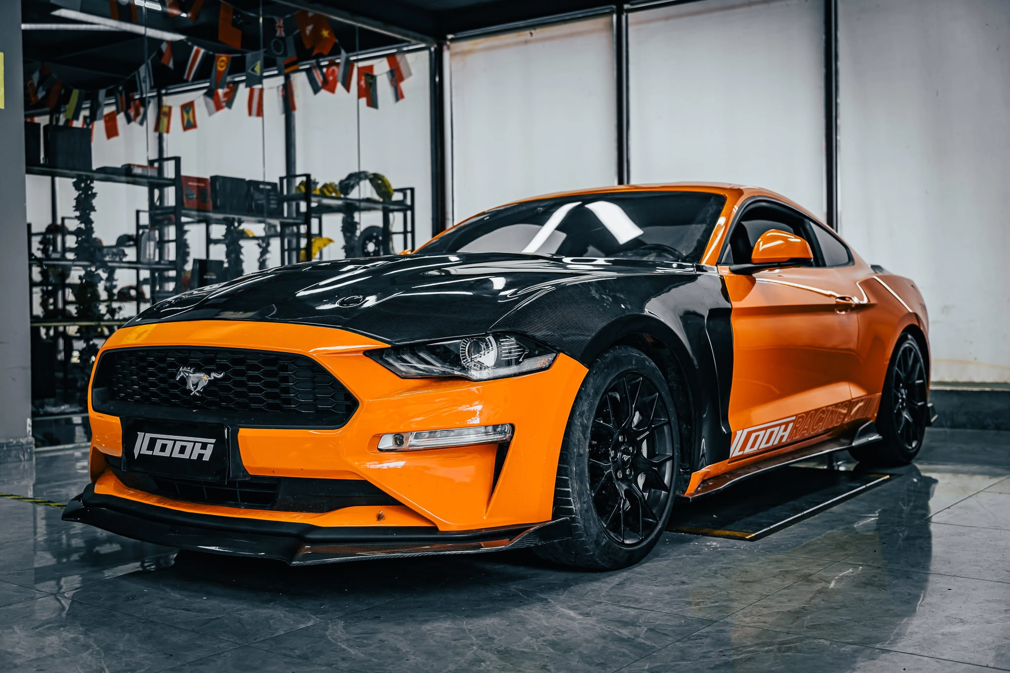 Mustang-GT500-carbon-fiber-hood - ICOOH Mustang GT500 carbon fiber hood - ICOOH